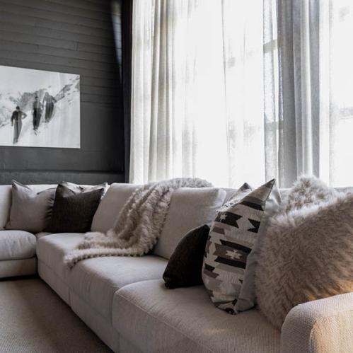 Pledd – Cavalese – Cream – Fuskepels – 127 x 150 cm - www.frokenfraken.se