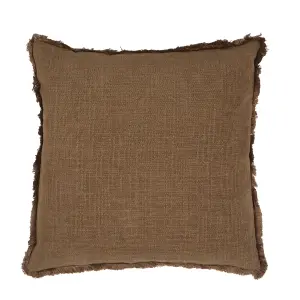 Putetrekk - DANNY - LYS BRUN - 45 X 45 CM - www.frokenfraken.se