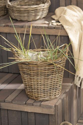 Korg - Krukke - Rattan - Ø38 cm - www.frokenfraken.se