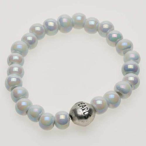 Armbånd - Hvite perler