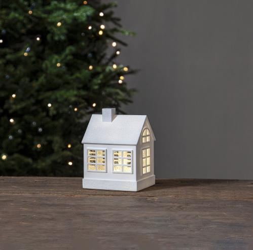 Innendørs dekorasjon Hus - 15,5 cm - www.frokenfraken.se
