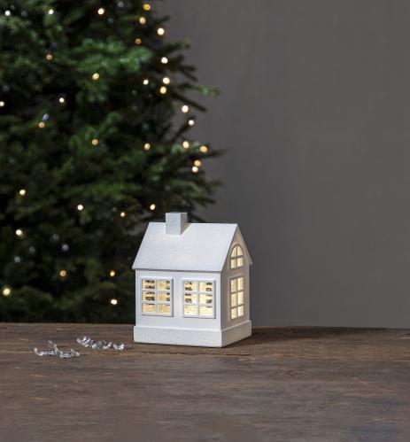 Innendørs dekorasjon Hus - 15,5 cm - www.frokenfraken.se