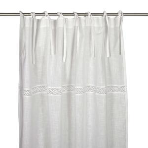 Gardiner - Blonder - Knytebånd - Hvit - 2 X 120 X 240cm - www.frokenfraken.se