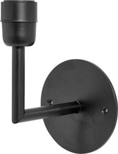 Base Vägglampa - Matt svart 13cm - www.frokenfraken.se