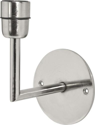 Base Vägglampa - Matt krom 13cm - www.frokenfraken.se