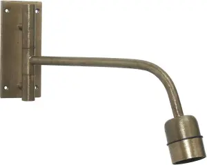 Base vegglampe - Beaten gold 34cm - www.frokenfraken.se