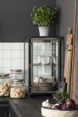 Glasburk med trelokk - 2350 ml - Ø16 X 18,5 CM - www.frokenfraken.se