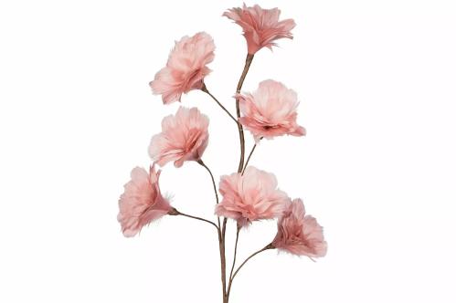 Kvist - Fjærblomst - Gammelrosa - 100 cm - www.frokenfraken.se