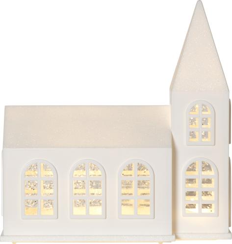 Innendørs dekorasjon Kirke - 20,5 cm - www.frokenfraken.se