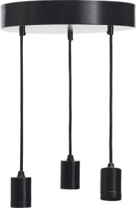 Skyn 3 taklampe - Rund, svart 30cm - www.frokenfraken.se