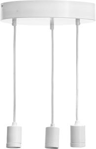 Skyn 3 taklampe - Rund, hvit 30cm - www.frokenfraken.se