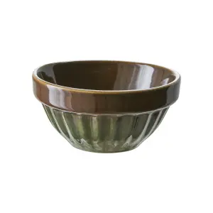 Skål M - Costa Grønn/Brun - Ø12 x 6 cm - www.frokenfraken.se