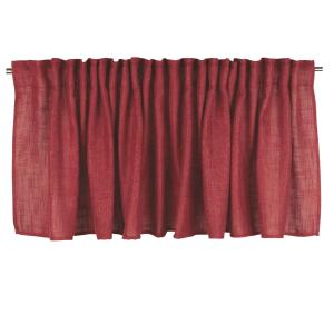 Gardinkappe - Multiband - Rød - 55 X 250 cm - www.frokenfraken.se