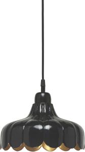 Wells tak/vinduslampe - Svart/gull 24cm - www.frokenfraken.se