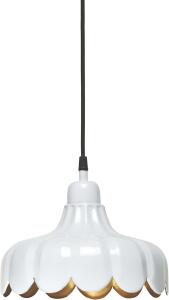Wells tak/fönsterlam - Vit/guld 24cm - www.frokenfraken.se