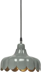 Wells tak/fönsterlam - Grønn/gull 24cm - www.frokenfraken.se
