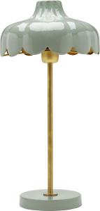 Wells bordlampe - Grønn/gull 50cm - www.frokenfraken.se