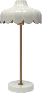 Wells bordlampe - Beige/gull 50cm - www.frokenfraken.se
