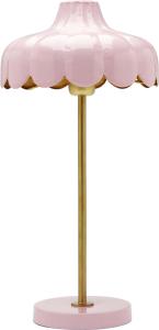 Wells bordlampe - Rosa/gull 50cm - www.frokenfraken.se