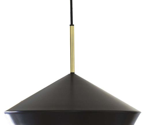 Geometri Taklampe - Svart/gull 45cm - www.frokenfraken.se