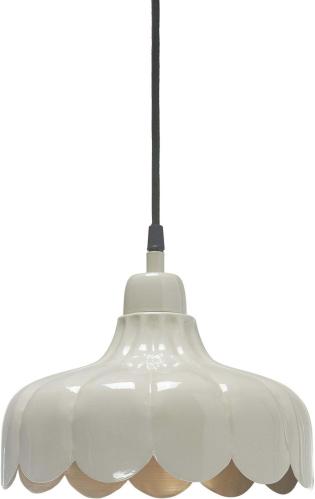 Wells tak/fönsterlampe - Beige/gull 24cm - www.frokenfraken.se