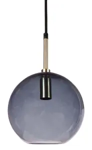 Milla vinduslampe - Gull/Røykfarget 20cm - www.frokenfraken.se