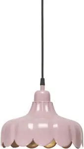 Wells tak/fönsterlampe - Rosa/gull 24cm - www.frokenfraken.se