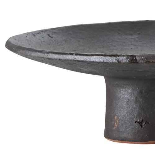 Fat på fot S - Svart - Ø33 x 13 cm - www.frokenfraken.se