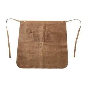 Forkle - Lær Brun - 60 x 55 cm - www.frokenfraken.se