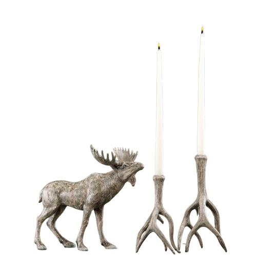 Lysestake - Renhorn - Natur - 29 cm - 1stk - www.frokenfraken.se