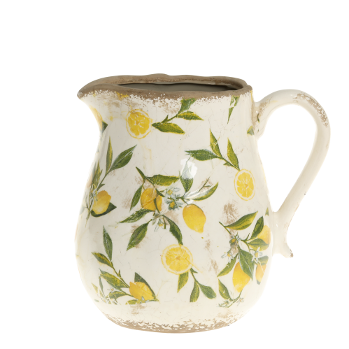 Krukke - Vase - Kanne - Sitron - Ø16,5 x H20 cm - www.frokenfraken.se