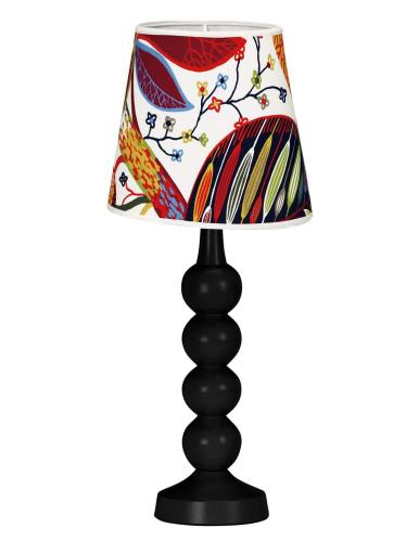 Kendall Lampfot - Svart inkl skärm Mia - www.frokenfraken.se