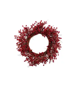 Bærkrans - Rød - Ø75 cm - www.frokenfraken.se