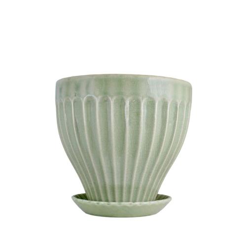 Krukke Anna 25 cm Lysegrønn - Ø25 x H23 cm - www.frokenfraken.se