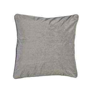 Kuddetrekk - Sammet - Lys - Grå - 45 x 45 cm - www.frokenfraken.se