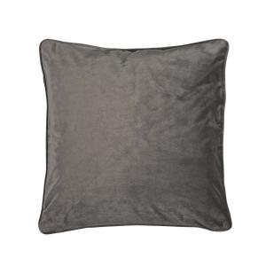 Putetrekk - Sammet - Grafittgrå - 45 x 45 cm - www.frokenfraken.se