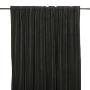 Gardiner - Sammet - Multiband - Svart - 2 X 140 X 240 cm - www.frokenfraken.se