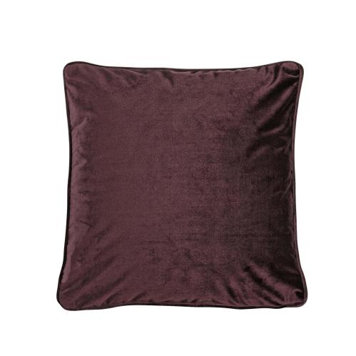 Putetrekk - Sammet - Plomme - 45 x 45 cm - www.frokenfraken.se