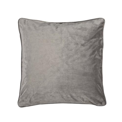 Kuddetrekk - Sammet - Grå - 45 X 45 cm - www.frokenfraken.se
