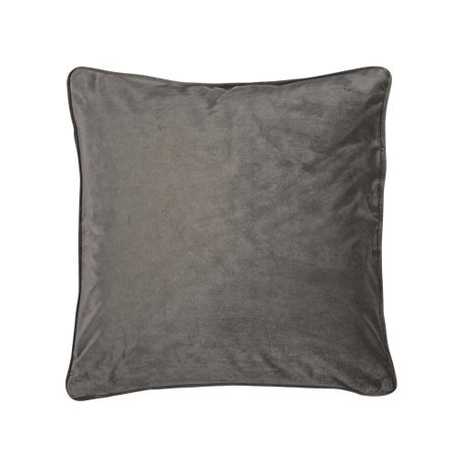 Putetrekk - Sammet - Grafittgrå - 45 x 45 cm - www.frokenfraken.se
