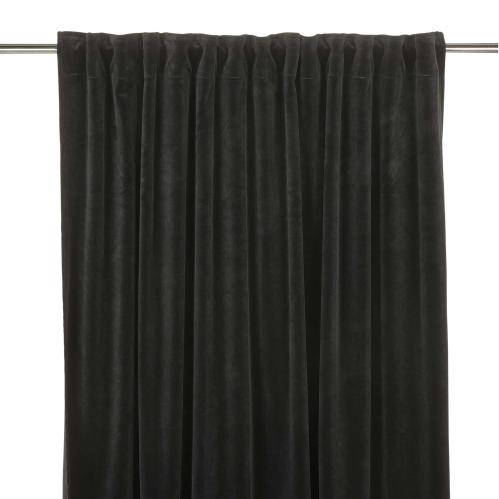 Gardiner - Sammet - Multiband - Svart - 2 X 140 X 240 cm - www.frokenfraken.se