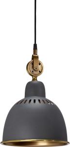 Cleveland Taklampe - JakoGrå/Messing 23cm - www.frokenfraken.se