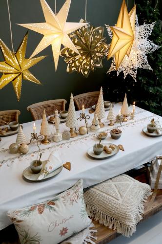 Tøyserviett med julemotiv - 40 x 40 cm - www.frokenfraken.se