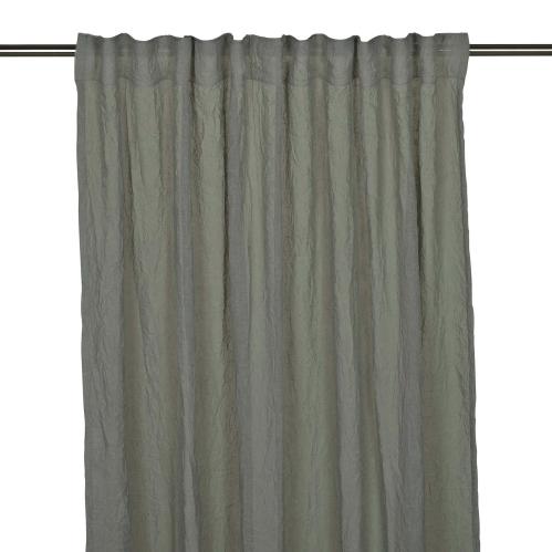 Gardiner - Multibånd - Skrynklete - Grønn - 2 X 130 X 240cm - www.frokenfraken.se