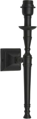 Salong Vegg Lampe - Matt Svart 45cm - www.frokenfraken.se