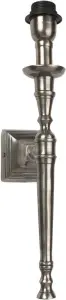 Salong Vegg Lampe - Antik Sølv 45cm - www.frokenfraken.se