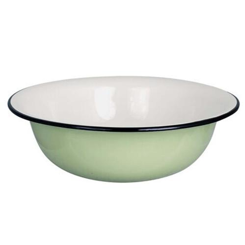 Vask - Emils Emalj 9L Grønn - Ø 40 x 13 cm - www.frokenfraken.se