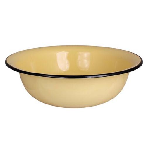 Vask - Emils Emalje 9L Gul - Ø 40 x 13 cm - www.frokenfraken.se