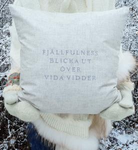 Kuddfodral - Fjällfullness - Grå - 50 x 50 cm - www.frokenfraken.se
