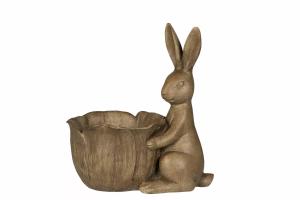 Skål - Sittende Hare - 21 cm - www.frokenfraken.se